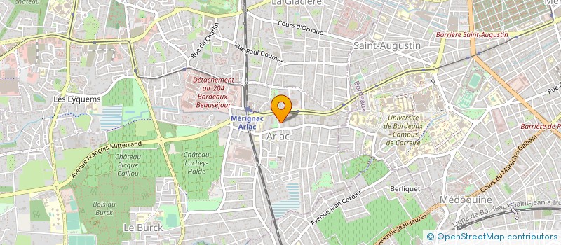 localisation de l'entreprise 408 123 206   MERIGNAC