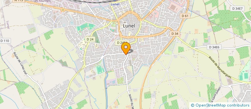 localisation de l'entreprise 408 155 349 à LUNEL