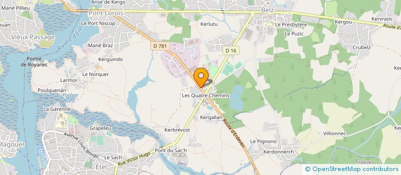 localisation de l'entreprise 408 175 149   BELZ