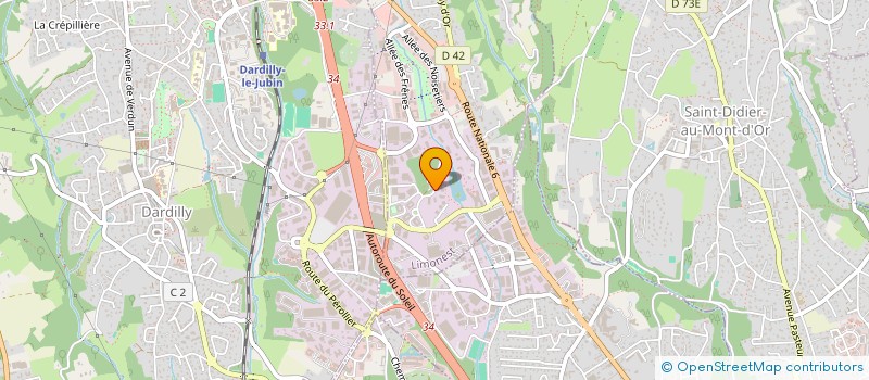 localisation de l'entreprise 408 176 543   LYON