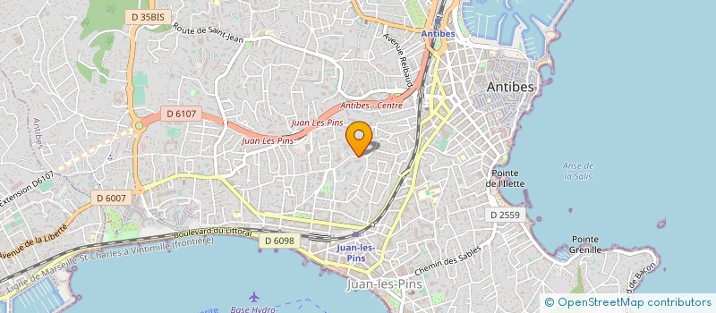 localisation de l'entreprise 408 193 100 à ANTIBES