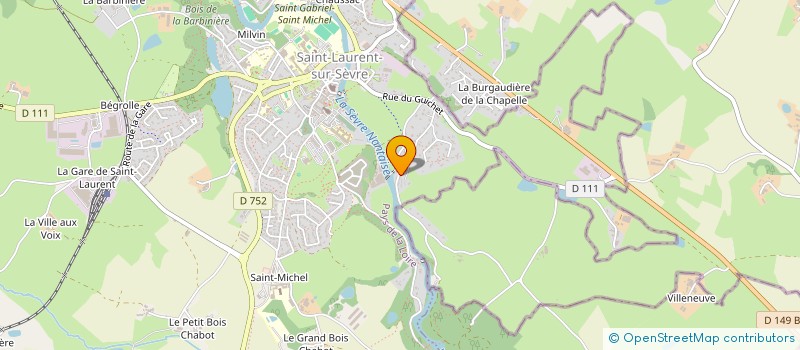 localisation de l'entreprise 408 270 403   SAINT-LAURENT-SUR-SEVRE