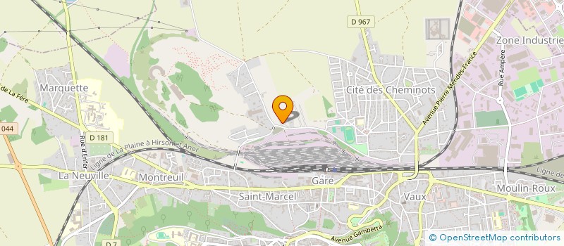 localisation de l'entreprise 408 499 218 à LAON