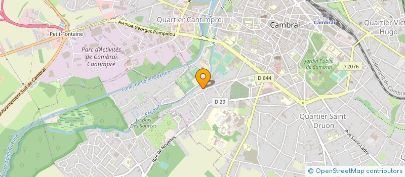 localisation de l'entreprise 408 555 928   WALINCOURT SELVIGNY