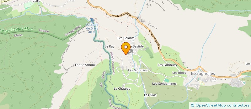 localisation de l'entreprise 408 705 572   ESCRAGNOLLES