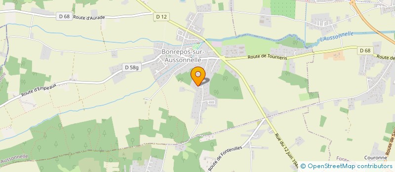 localisation de l'entreprise 408 825 834   BONREPOS-SUR-AUSSONNELLE