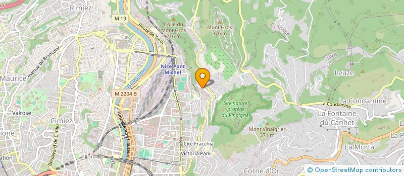 localisation de l'entreprise 408 976 942 à NICE