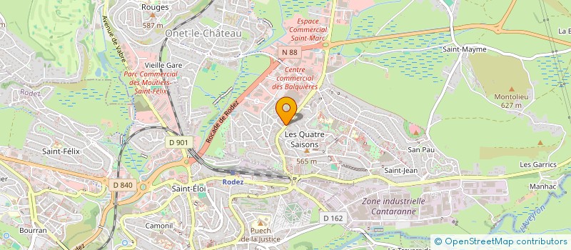 localisation de l'entreprise 408 998 433   MONTROZIER