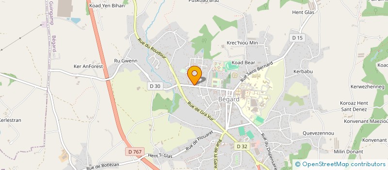 localisation de l'entreprise 409 007 234   BEGARD