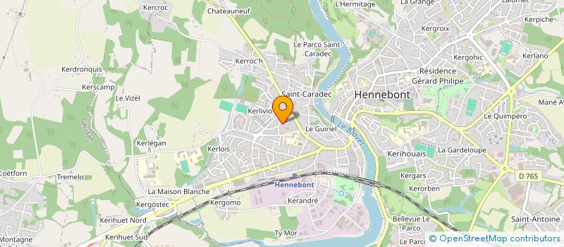 localisation de l'entreprise 409 054 723   HENNEBONT