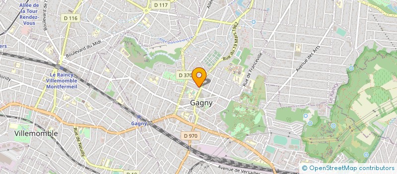 localisation de l'entreprise 409 081 288 à LE RAINCY