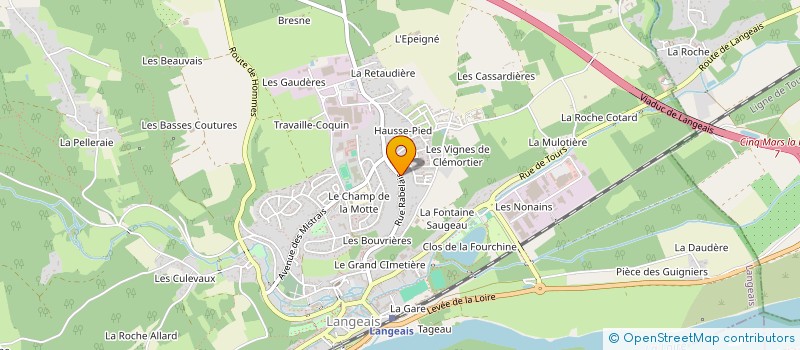 localisation de l'entreprise 409 124 658 à LANGEAIS