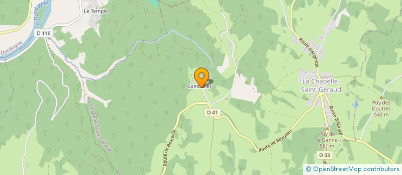 localisation de l'entreprise 409 126 398   LA CHAPELLE-SAINT-GERAUD