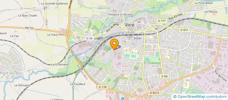 localisation de l'entreprise 409 175 080   VITRE