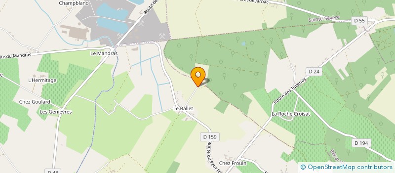 localisation de l'entreprise 409 188 679   LA COUARDE-SUR-MER