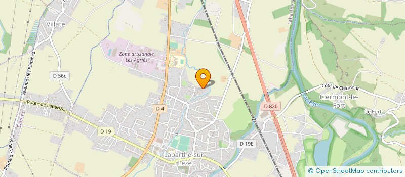 localisation de l'entreprise 409 418 936 à LABARTHE-SUR-LEZE