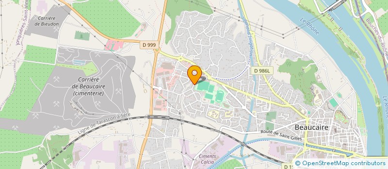 localisation de l'entreprise 409 469 954   BEAUCAIRE