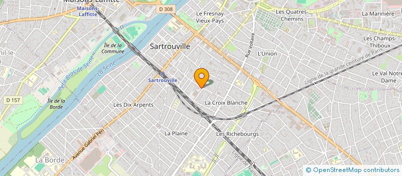 localisation de l'entreprise 409 558 251  à SARTROUVILLE