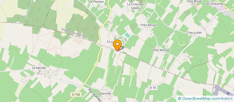 localisation de l'entreprise 409 672 128 à SEGONZAC