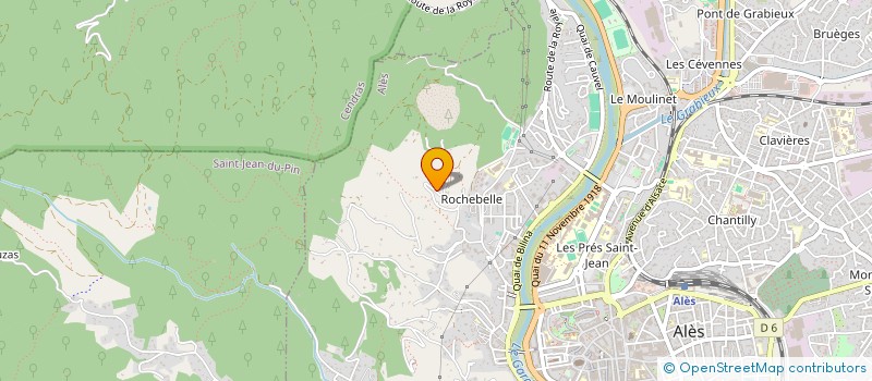 localisation de l'entreprise 409 705 704   PEZENAS