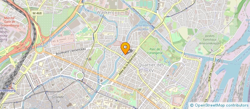 localisation de l'entreprise 409 799 640 à STRASBOURG