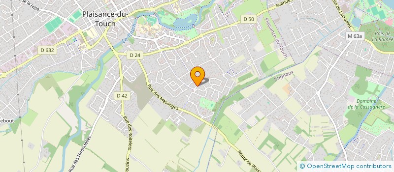 localisation de l'entreprise 409 883 329   PLAISANCE-DU-TOUCH