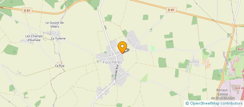 localisation de l'entreprise 409 886 009   FOUCHERES