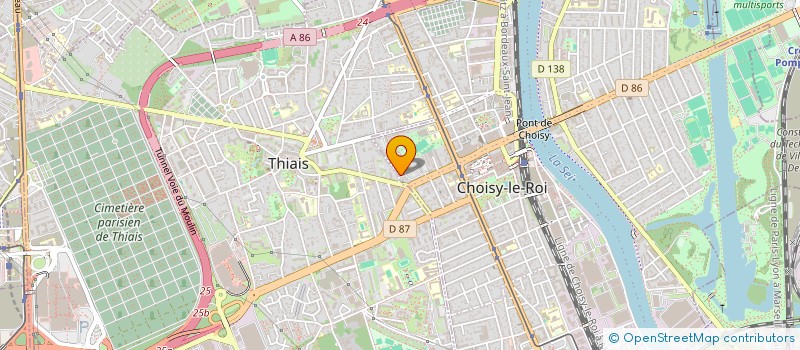 localisation de l'entreprise 409 901 329  à CHOISY-LE-ROI