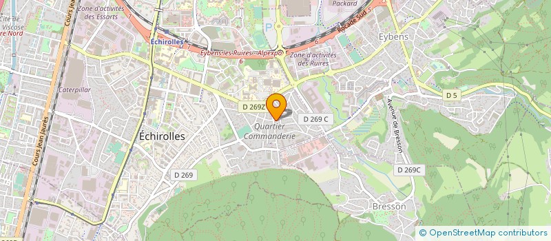 localisation de l'entreprise 409 912 490   ECHIROLLES