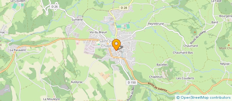 localisation de l'entreprise 40DEGRESNORD  SAINT-JULIEN-CHAPTEUIL