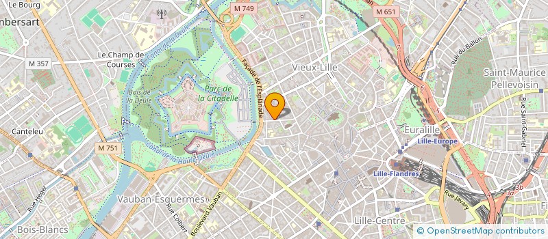 localisation de l'entreprise 40LD  LILLE