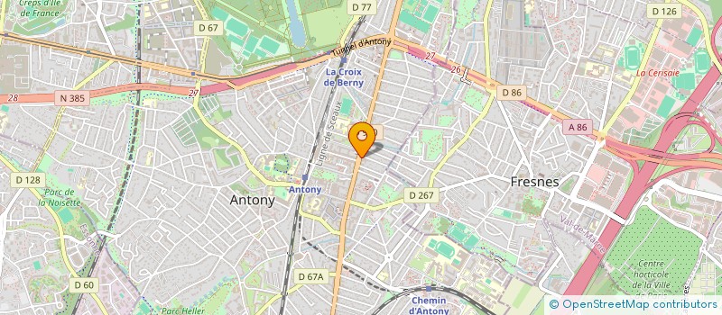 localisation de l'entreprise 41 AVENUE ARISTIDE BRIAND ARCUEIL  YERRES