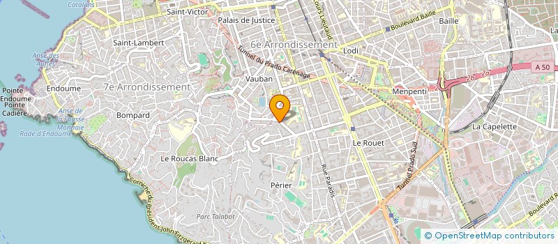 localisation de l'entreprise 41 BD G CREMIEUX  MARSEILLE