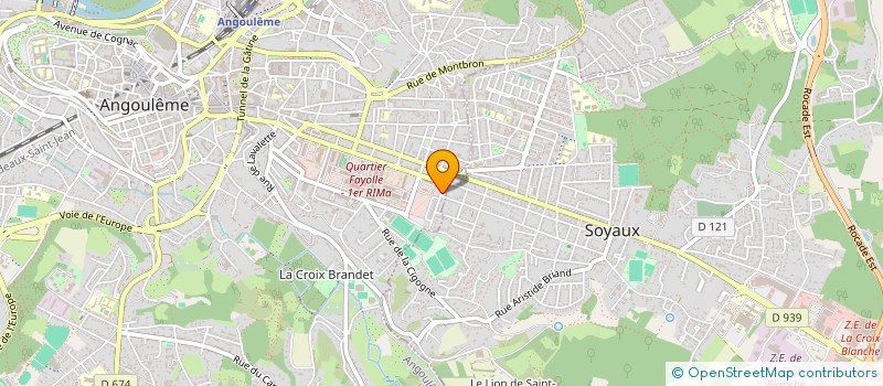 localisation de l'entreprise 41 BOULEVARD DU GRAND CERF à ANGOULEME