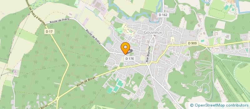 localisation de l'entreprise 41 CONNETABLE  GOUVIEUX