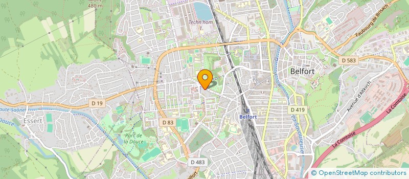 localisation de l'entreprise 41 LECLERC  BELFORT