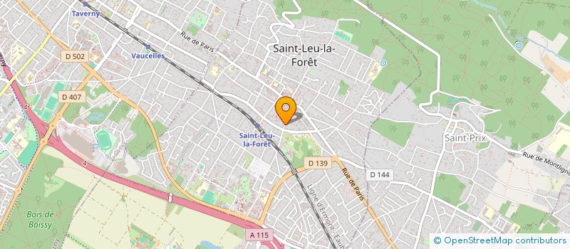 localisation de l'entreprise 41 RUE DE LA FORGE  SAINT-LEU-LA-FORET