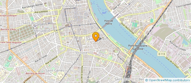 localisation de l'entreprise 41 RUE DES MENUTS  BORDEAUX