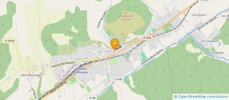 localisation de l'entreprise 41 RUE JEAN JAURES  VEYNES