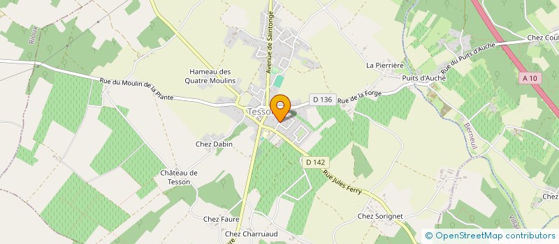 localisation de l'entreprise 41 RUE SAINT VIVIEN  TESSON