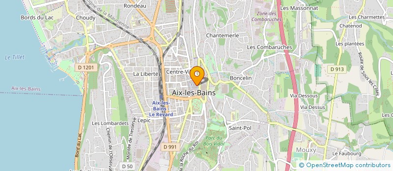 localisation de l'entreprise 410 130 462   AIX-LES-BAINS