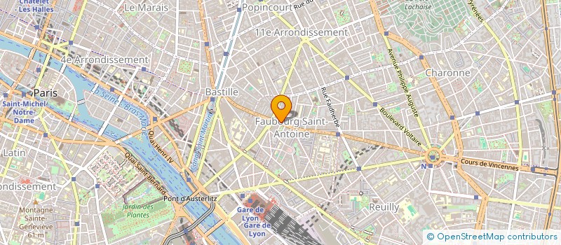 localisation de l'entreprise 410 258 834   PARIS 11