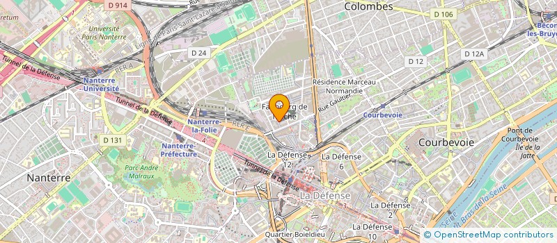 localisation de l'entreprise 410 274 963 à ASNIERES-SUR-SEINE