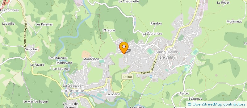 localisation de l'entreprise 410 307 060   SAINT-DIDIER-EN-VELAY