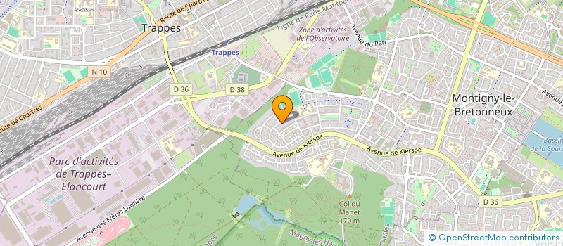 localisation de l'entreprise 410 489 264   MONTIGNY-LE-BRETONNEUX