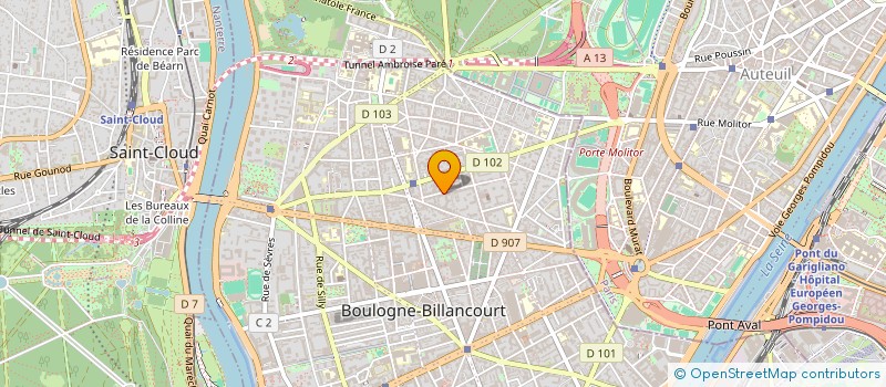 localisation de l'entreprise 410 563 753 à BOULOGNE-BILLANCOURT