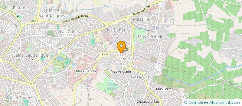 localisation de l'entreprise 410 570 097   PERPIGNAN