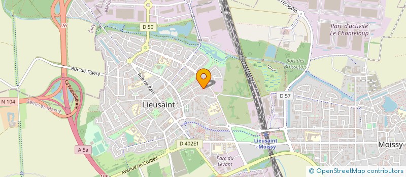 localisation de l'entreprise 410 596 514   LIEUSAINT