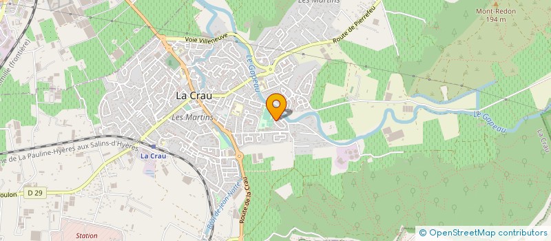 localisation de l'entreprise 410 596 803   LA CRAU