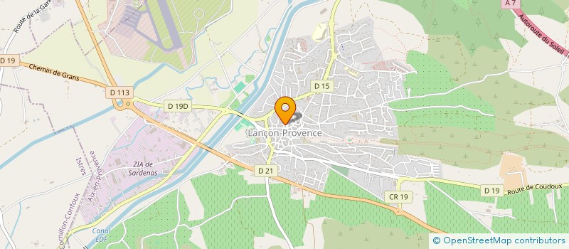 localisation de l'entreprise 410 614 788 à LANCON-PROVENCE